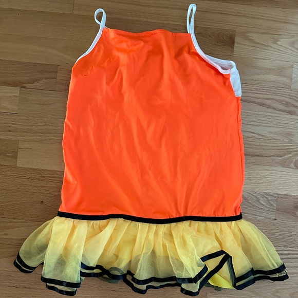 Candy Corn Witch Costume Girls Size Large Size 12-14 Halloween Costume - Picture 8 of 13